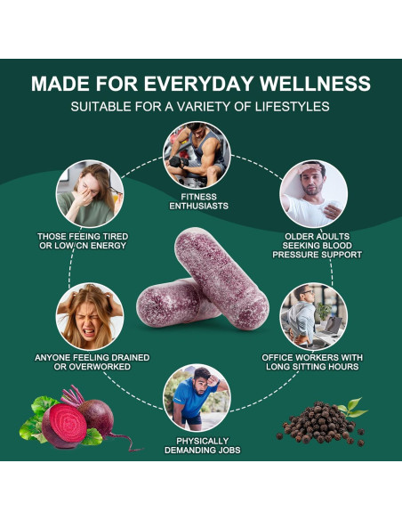 Cápsulas de Remolacha Orgánica Natprime 17850mg 120 Unidades