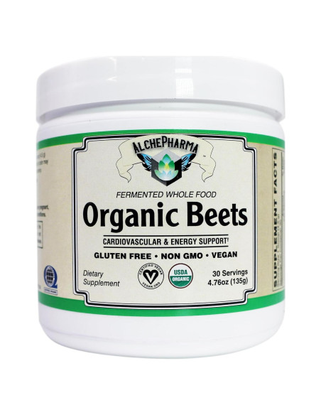 Polvo de Raíz de Remolacha Fermentada Orgánica AlchePharma 134g