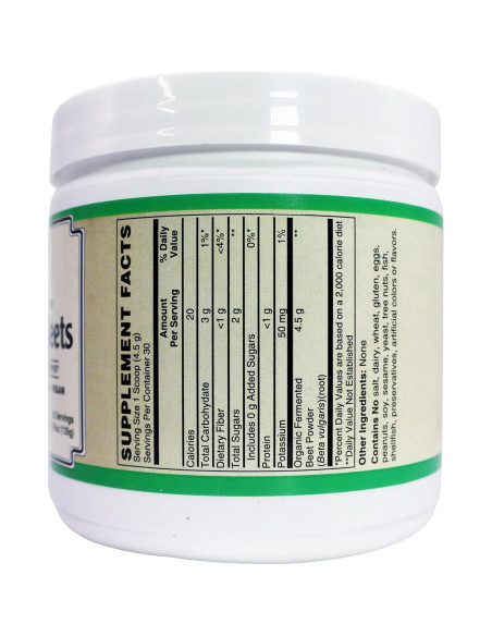 Polvo de Raíz de Remolacha Fermentada Orgánica AlchePharma 134g