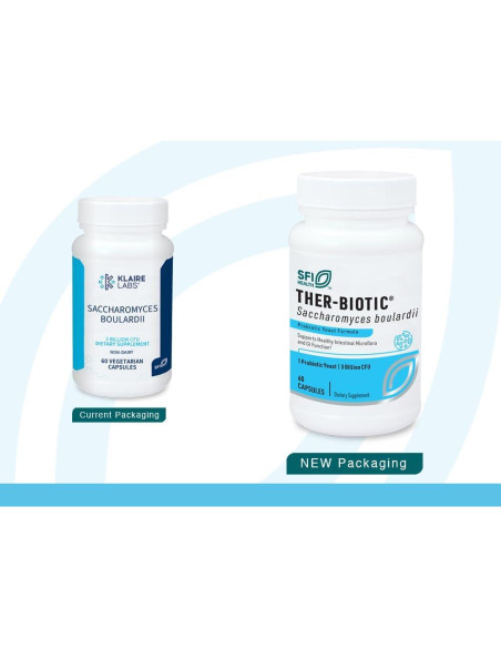 Probiotico Klaire Labs Saccharomyces Boulardii 120 Cápsulas