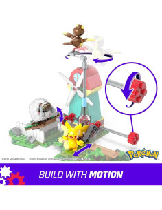 Juguete de Construcción Pokémon Mattel Molino de Viento 240 Pzas 2