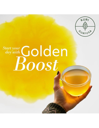Té Energético Kuri Guayusa Dorada 113.4 g - Hoja Suelta