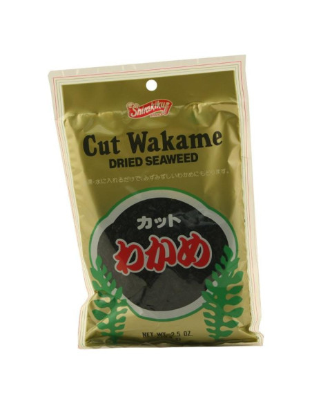 Alga Marina Wakame Secada 70g Shirakiku - Sabor Auténtico