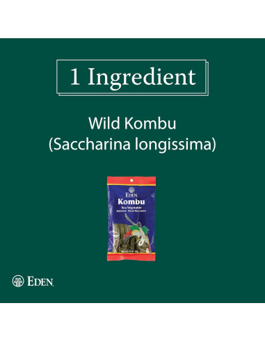 Alga Kombu Eden 59.87 g - Alga Marina Japonesa para Dashi