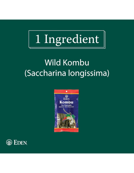 Alga Kombu Eden 59.87 g - Alga Marina Japonesa para Dashi