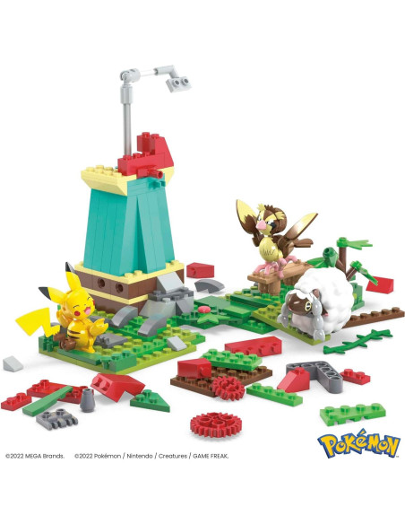 Juguete de Construcción Pokémon Mattel Molino de Viento 240 Pzas