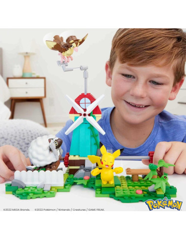 Juguete de Construcción Pokémon Mattel Molino de Viento 240 Pzas