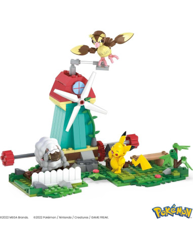 Juguete de Construcción Pokémon Mattel Molino de Viento 240 Pzas