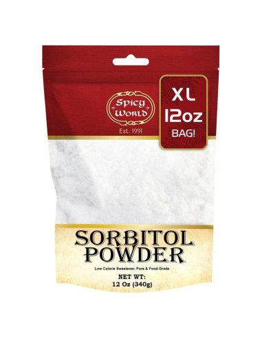 Polvo de Sorbitol 340g Spicy World - Edulcorante Bajo en Calorías