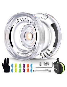Yoyo MAGICYOYO K2 Cristal Blanco para Niños y Adultos