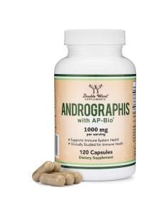 Cápsulas de Andrographis Max Double Wood 1000mg 120 unidades