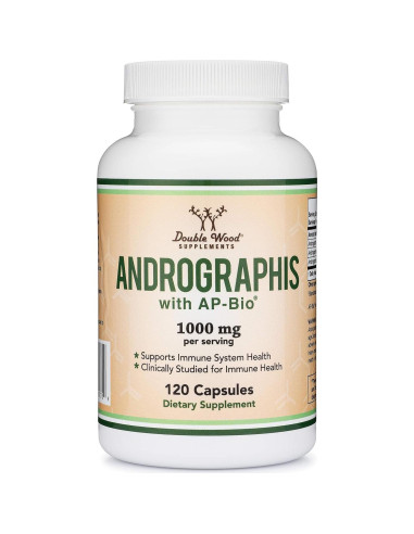Cápsulas de Andrographis Max Double Wood 1000mg 120 unidades