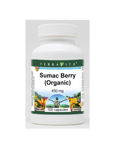 Baya de Sumac Orgánica TerraVita 450 mg 100 Cápsulas x 3