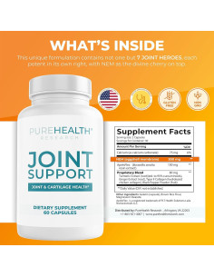 Suplemento Articular PureHealth Research 60 Cápsulas NEM 2