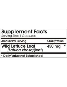 Cápsulas de Lechuga Silvestre 450mg - 200 Unidades - Naturetition 2