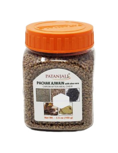 Patanjali Pachak Ajwain con Aloe Vera 200g - Semillas de Carom