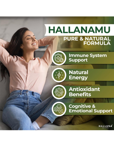 Cápsulas de Raíz de Anamu Hallusa 450 mg - 100 Unidades