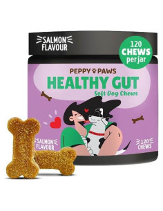 Golosinas Digestivas para Perros Peppy Paws - 120 Unidades