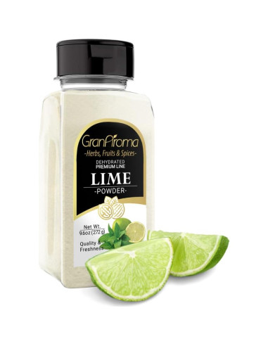Polvo de Lima GranAroma 272 g - Sabor Ácido y Dulce, Soluble