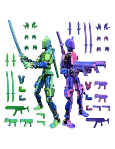 Conjunto de Figuras de Acción T13 PEKOIU Multi-Articuladas