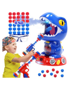 Juego de Tiro Dinosaurios EagleStone con 2 Pistolas y Pelotas