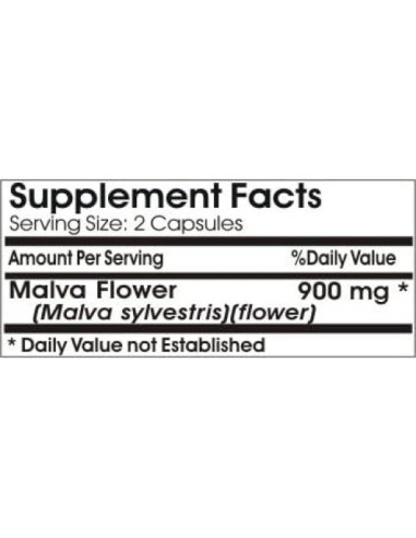 Cápsulas de Flor de Malva 900mg - 180 Unidades Naturetition