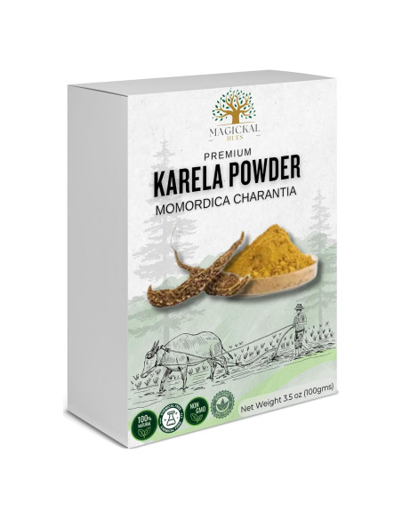 Polvo de Karela 99.22 g - Melón Amargo Finamente Molido