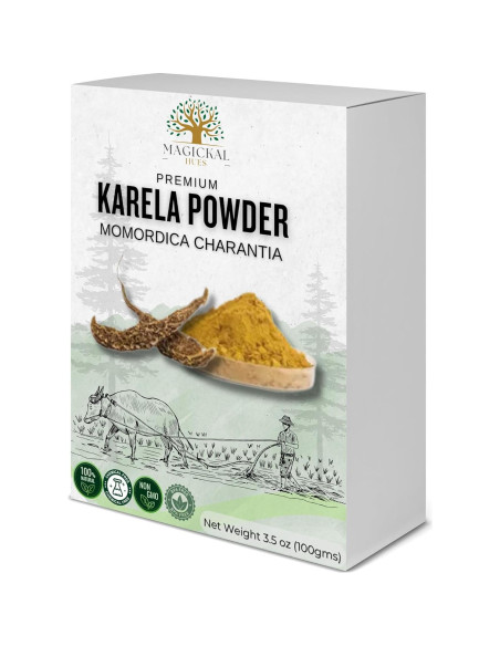 Polvo de Karela 99.22 g - Melón Amargo Finamente Molido