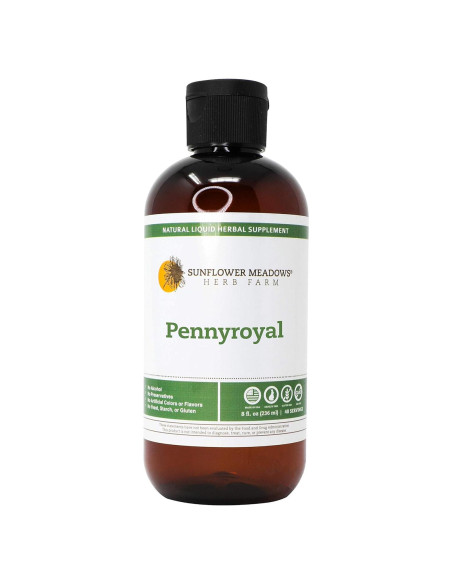 Suplemento Herbal Líquido Pennyroyal 240ml - Sin Alcohol y Orgánico