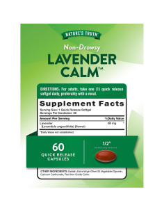 Suplemento Gel Suave de Lavanda La Verdad de la Naturaleza 50 Unidades 2