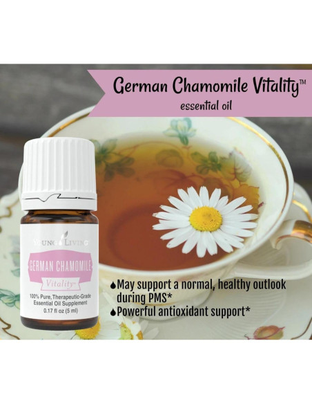 Aceite Esencial Manzanilla Alemana Young Living 5 ml - Antioxidante y Calmante