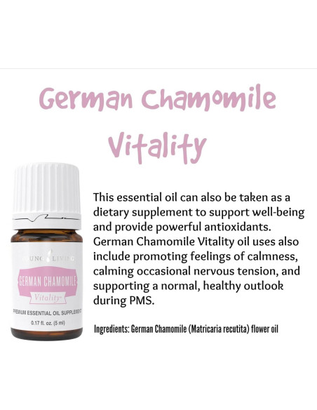 Aceite Esencial Manzanilla Alemana Young Living 5 ml - Antioxidante y Calmante