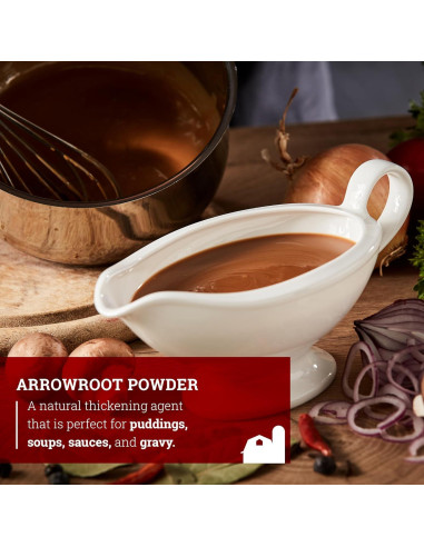 Polvo de Arrurruz Hoosier Hill Farm 453g - Sin Gluten