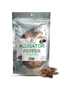 Pimienta de Cocodrilo Herb To Body - 5 Vainas Premium de Nigeria