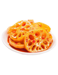 Rodajas de Raíz de Loto Picantes 400g - Snack Vegetal Crujiente