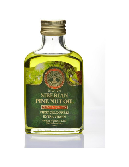 Aceite de Piñón Siberiano 100 ml Extra Virgen Primera Prensada