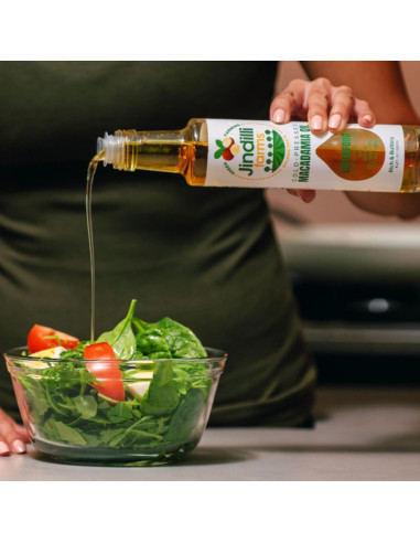 Aceite de Cocina de Macadamia Jindilli 250 ml Prensado en Frío