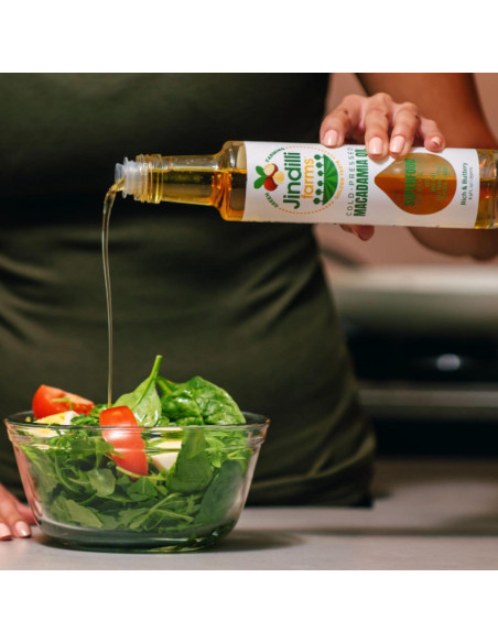 Aceite de Cocina de Macadamia Jindilli 250 ml Prensado en Frío