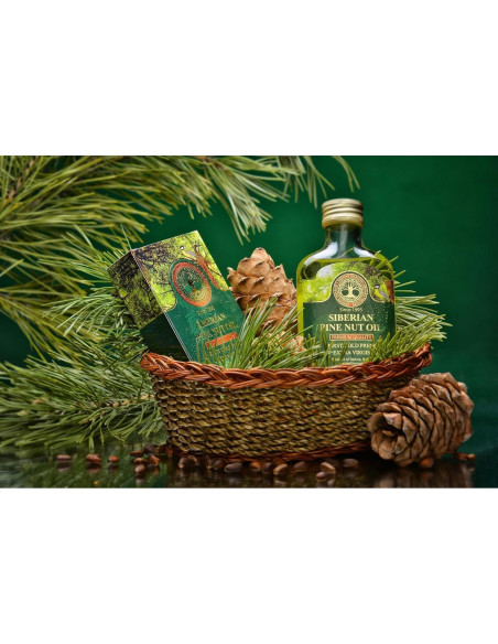 Aceite de Piñón Siberiano 100 ml Extra Virgen Primera Prensada