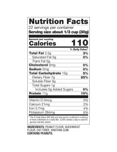 Harina de Cacahuate PBfit 680g - Sin Gluten, 11g Proteína 2