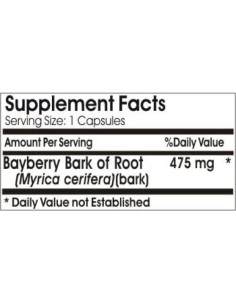 Corteza de Bayberry 475mg 200 Cápsulas Naturetition - Sin Aditivos 2