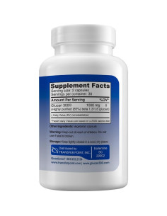 Suplemento Inmunológico Transfer Point Beta Glucano 500 mg 60 Cápsulas 2