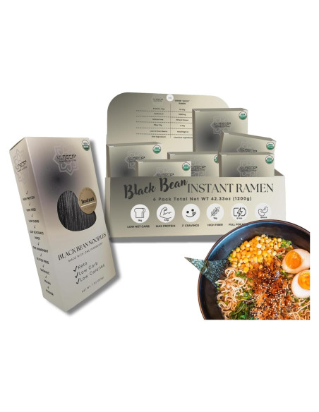 Pasta de Proteína de Frijol Negro Orgánica KLDSCP 6 Paquetes