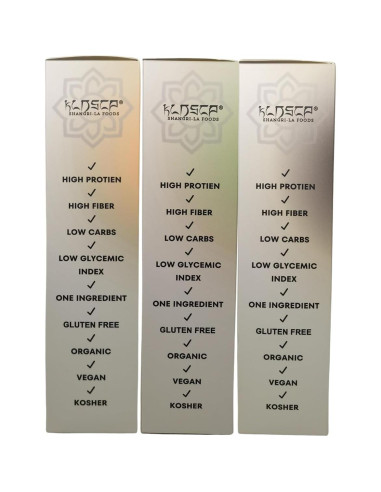 Pasta de Proteína de Frijol Negro Orgánica KLDSCP 6 Paquetes