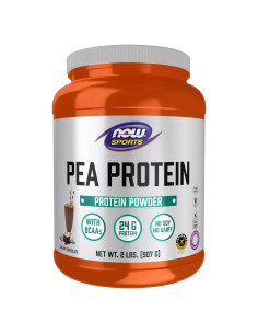 Proteína de Guisante NOW Foods 24g Chocolate 0.91kg