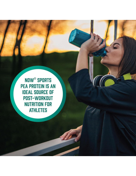 Proteína de Guisante NOW Foods 24g Chocolate 0.91kg