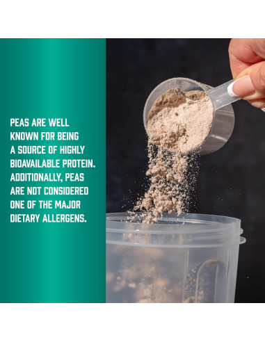 Proteína de Guisante NOW Foods 24g Chocolate 0.91kg