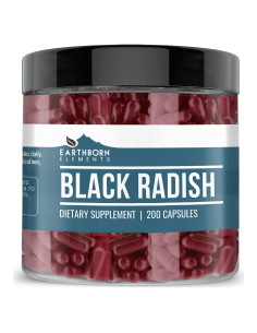Extracto de Rábano Negro Earthborn Elements 200 Cápsulas