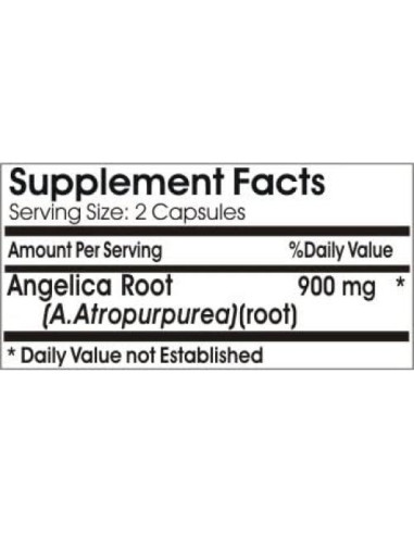 Raíz de Angélica 900mg - 180 Cápsulas Naturetition