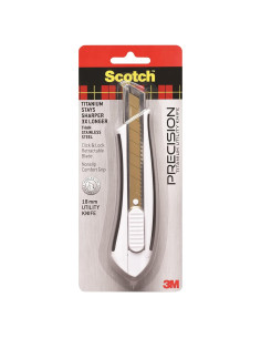 Cuchillo Utility 3M Titanium Snap-Off 18mm Grande Pesado